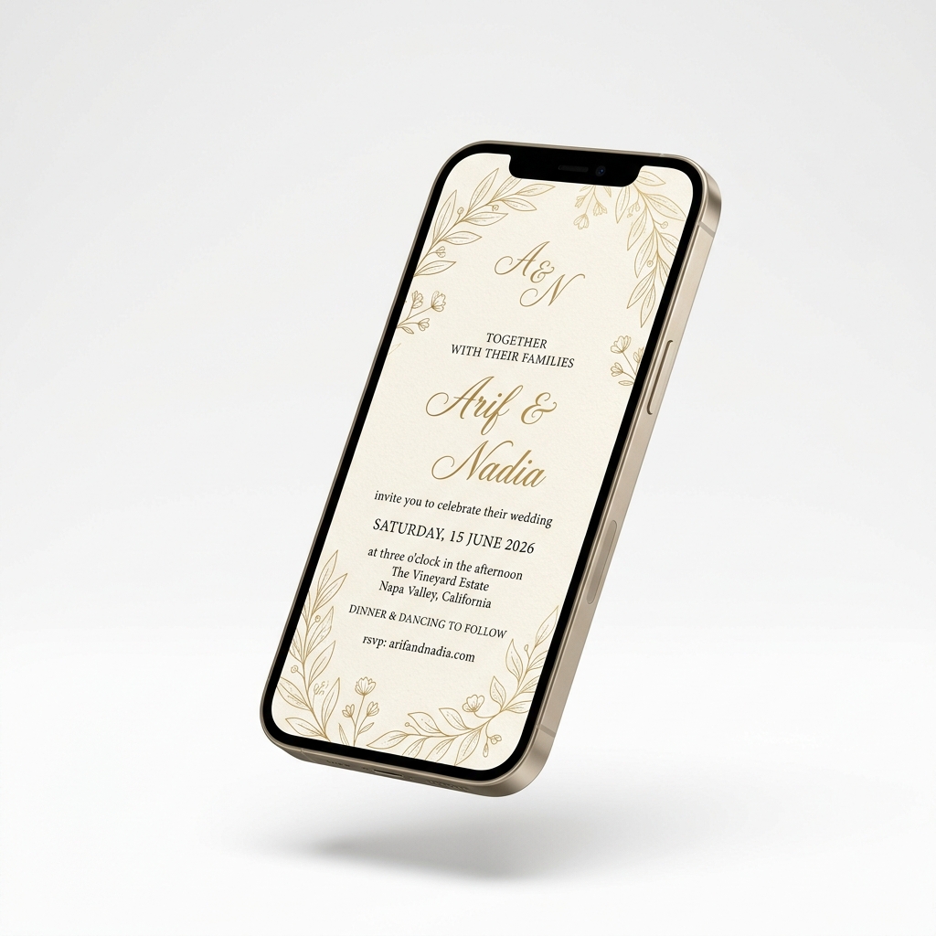 Template Classic Gold — Undangan digital elegan dengan tema emas